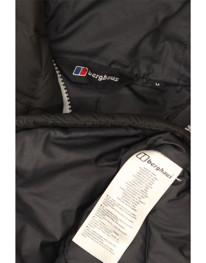 Berghaus Veste matelassée à capuche pour homme UK 38 Medium Noir Polyester