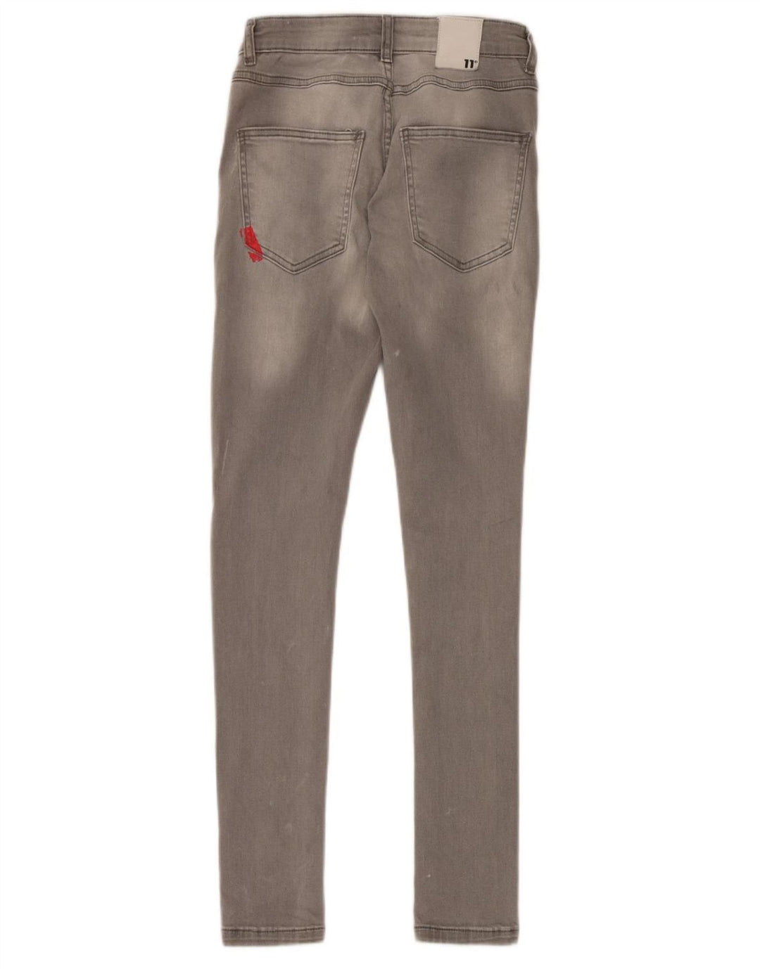 Jean skinny femme Eleven Degrees W28 L30 gris coton