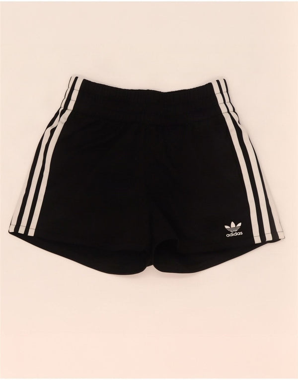 Adidas Short de sport pour femme UK 6 XS Noir Polyester