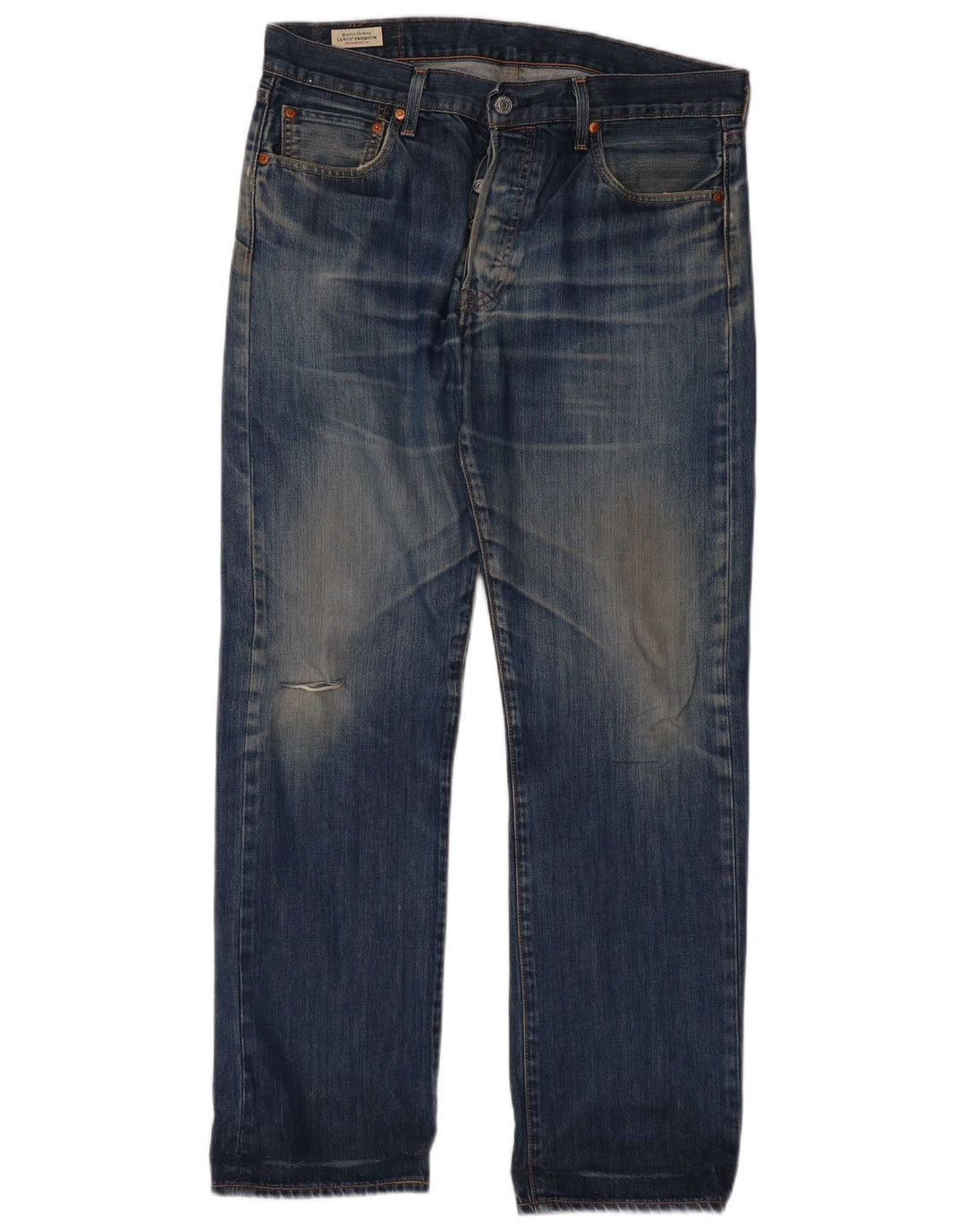 Levi's Jean Droit 501 Homme Bleu W34 L32 Coton