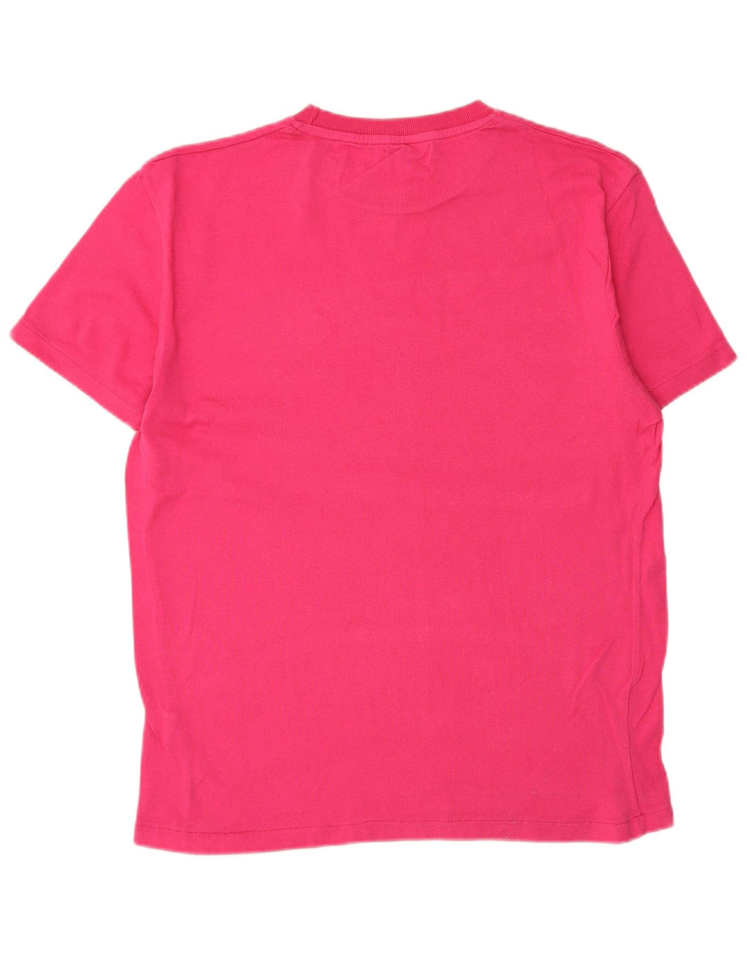 Zara T-Shirt Femme Top UK 14 Coton Rose Moyen
