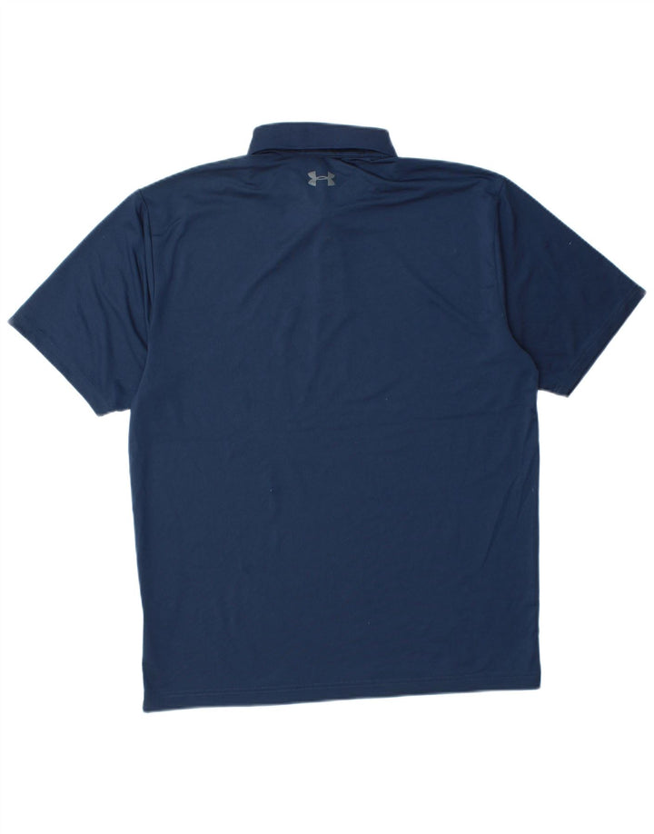 UNDER ARMOUR Polo Heat Gear Homme Bleu Marine Moyen Polyester