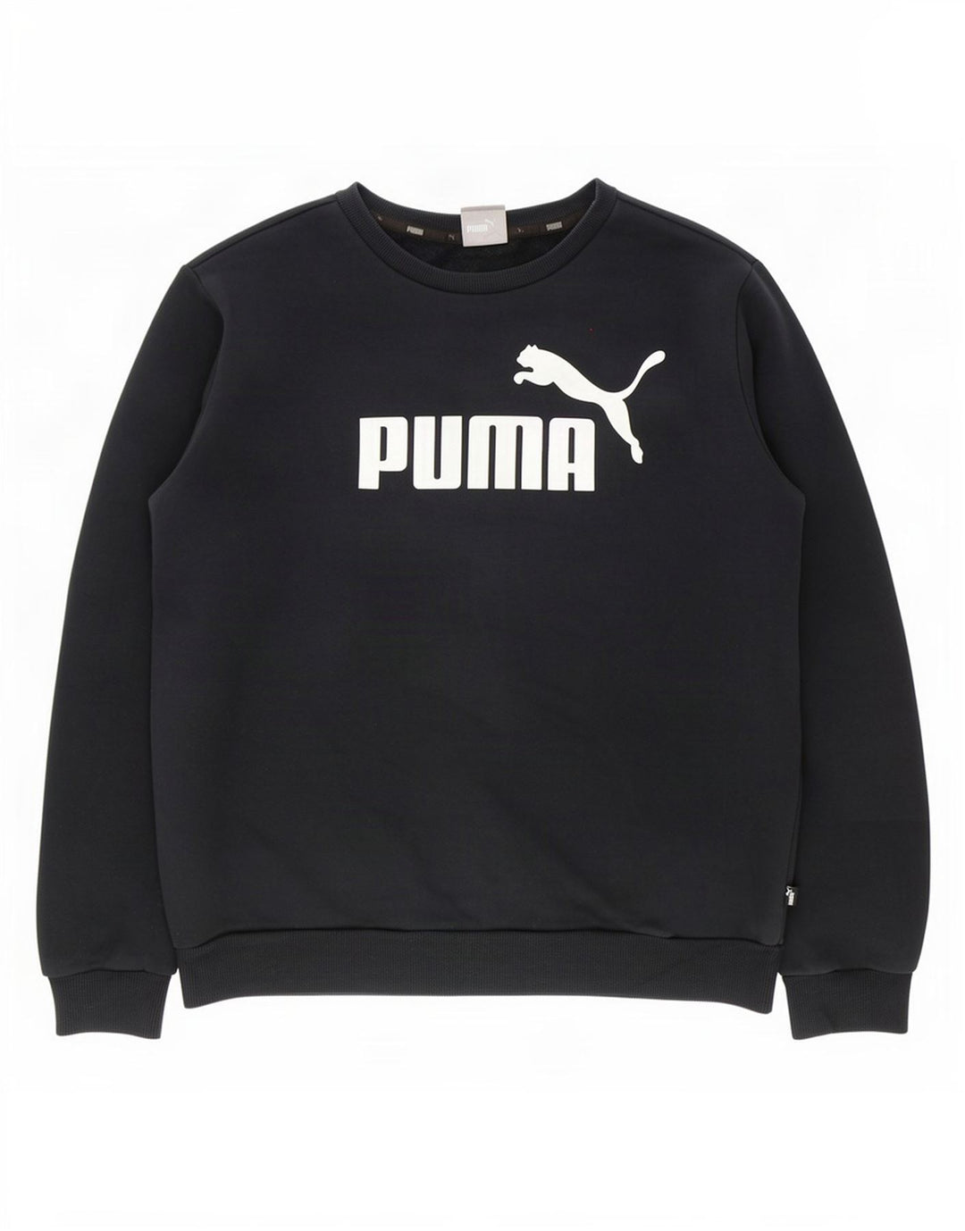 Puma Sweat-Shirt Graphique Homme Noir Moyen Coton