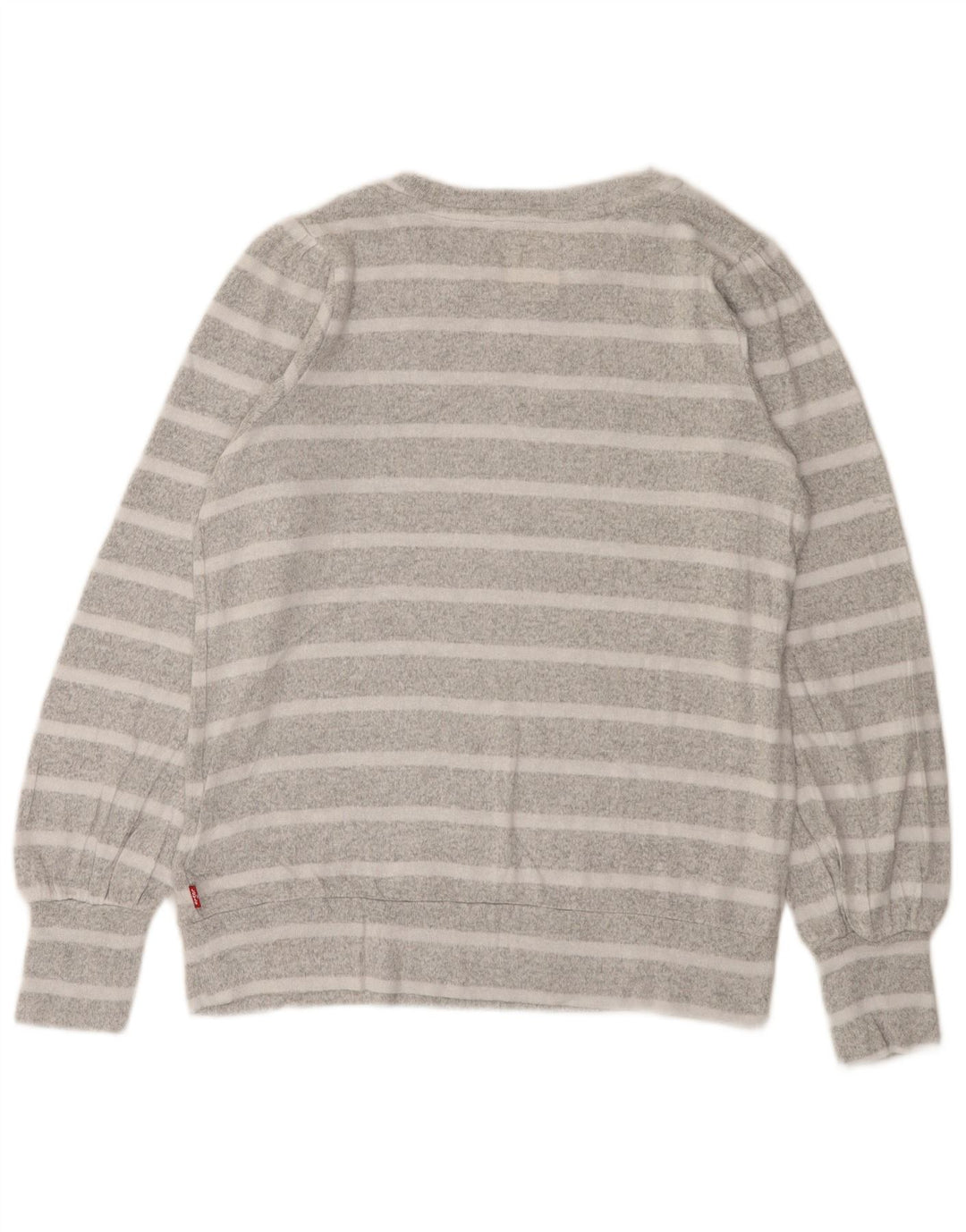 Levi's Sweatshirt Fille 13-14 ans Gris Rayé Viscose