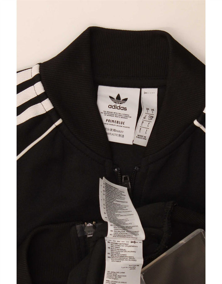Adidas Hommes Prime Blue Survêtement Top Veste Petit Noir Polyester