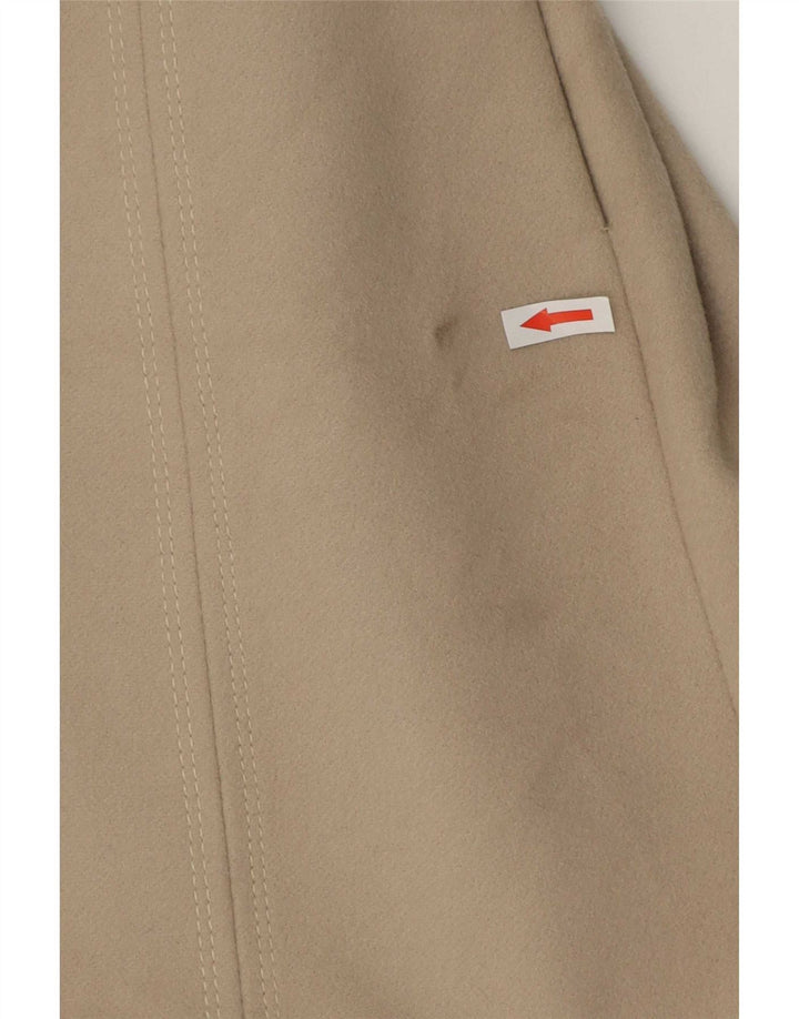 Zara Femme Trench Coat UK 10 Petite Laine Grise