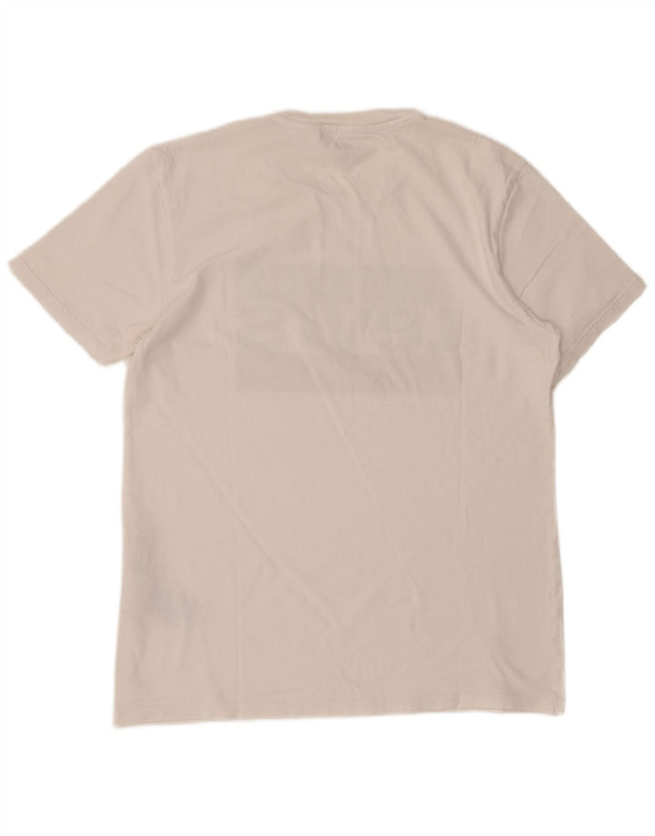 LEVI'S Mens Graphic T-Shirt Top Medium White Cotton