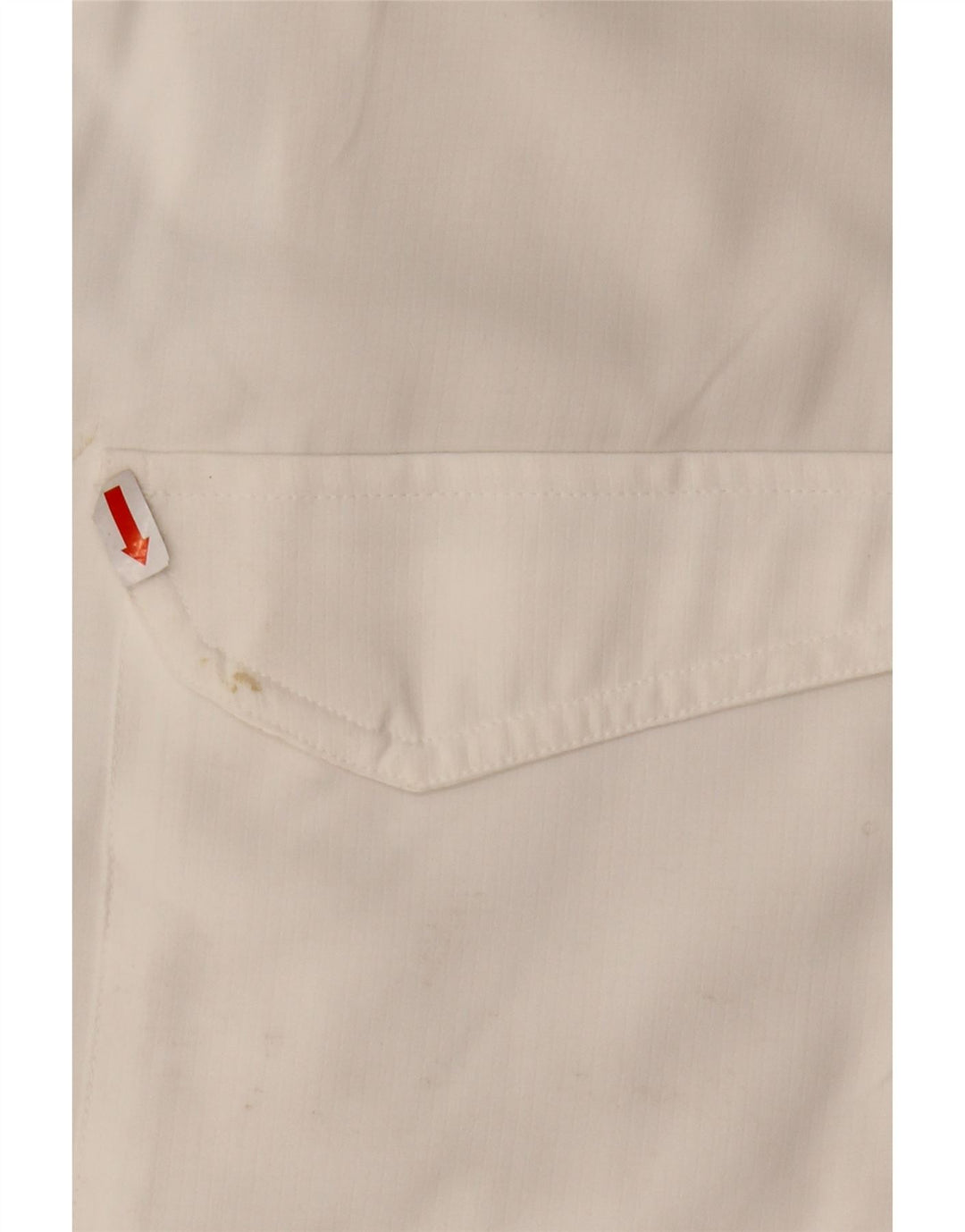 EDDIE BAUER Chemise à manches courtes pour hommes XL Blanc Polyester