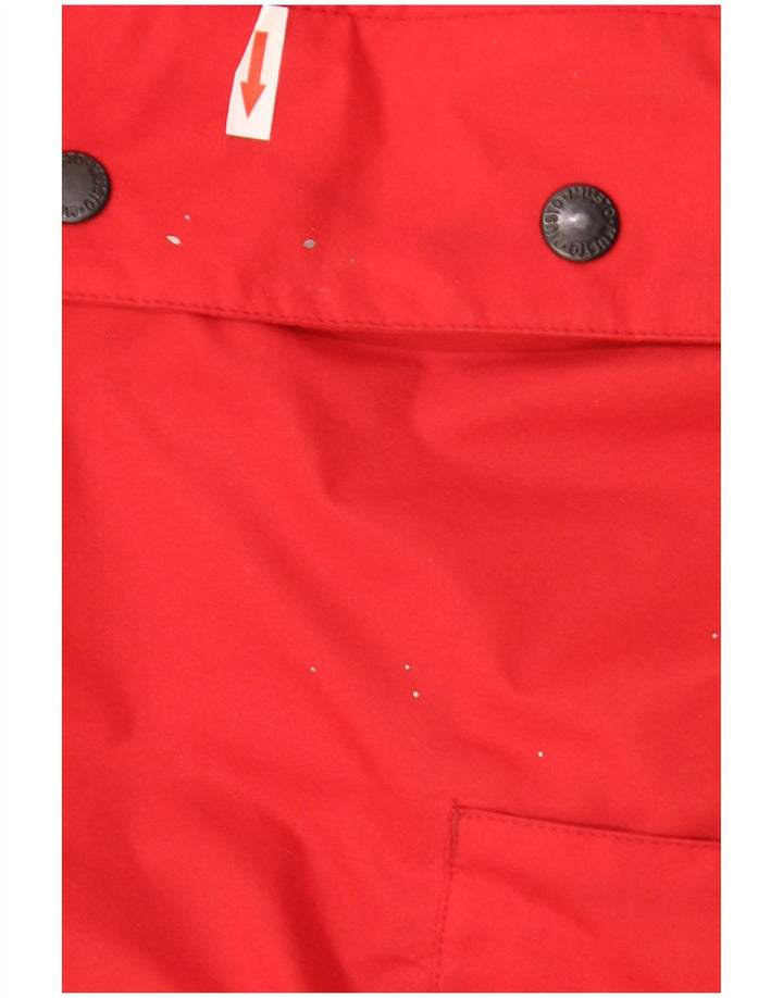 Musto Veste coupe-vent à capuche pour homme UK 36 Petit Rouge Polyester