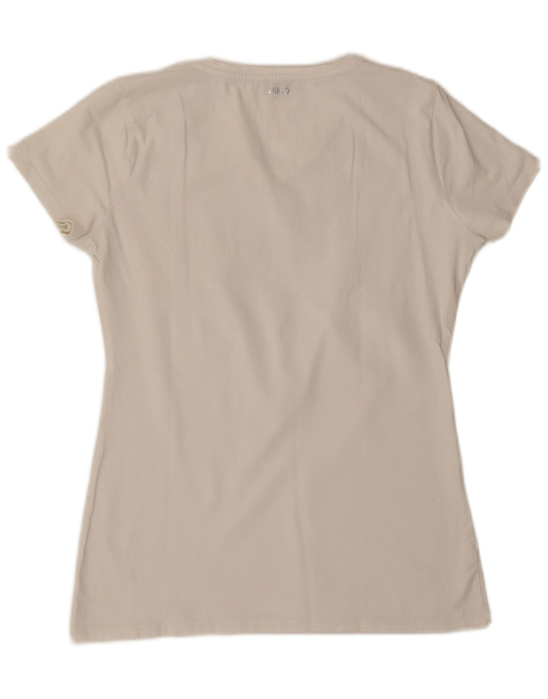 LIU JO T-shirt Milano pour femme UK 12 Blanc moyen
