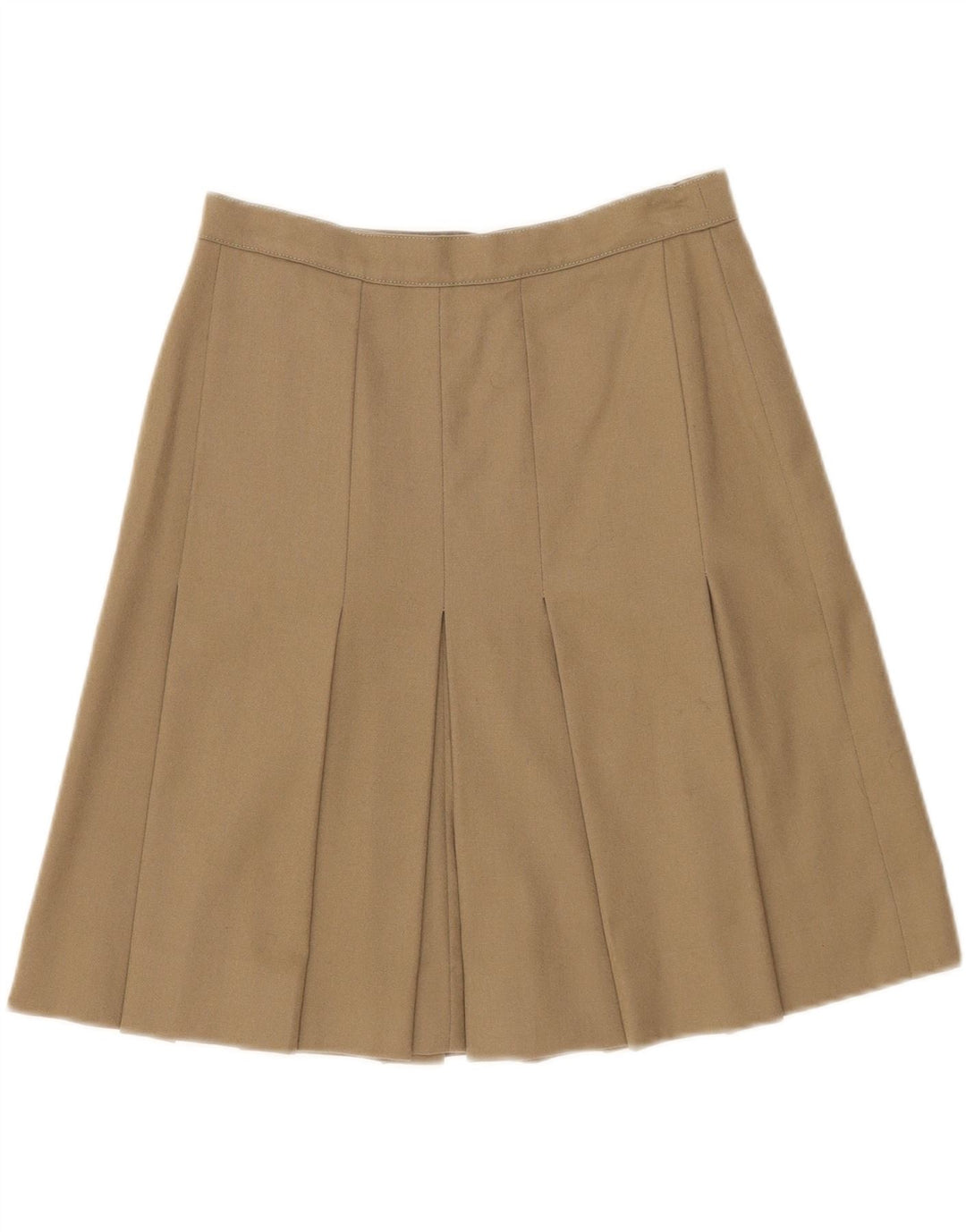 jupe plissée femme vintage W26 Petit Kaki