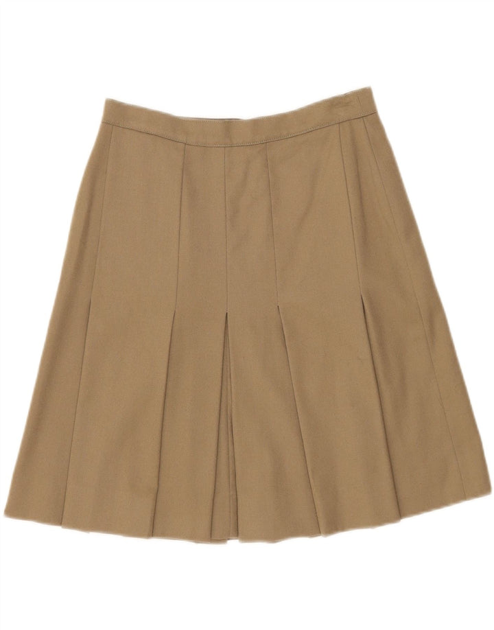 jupe plissée femme vintage W26 Petit Kaki