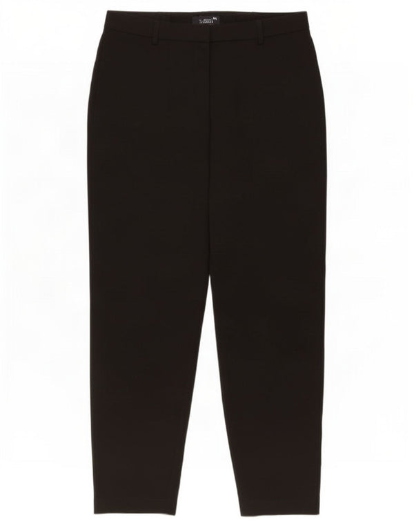 Marks & Spencer Pantalon chino fuselé pour femme UK 14 Large W32 L30 Noir