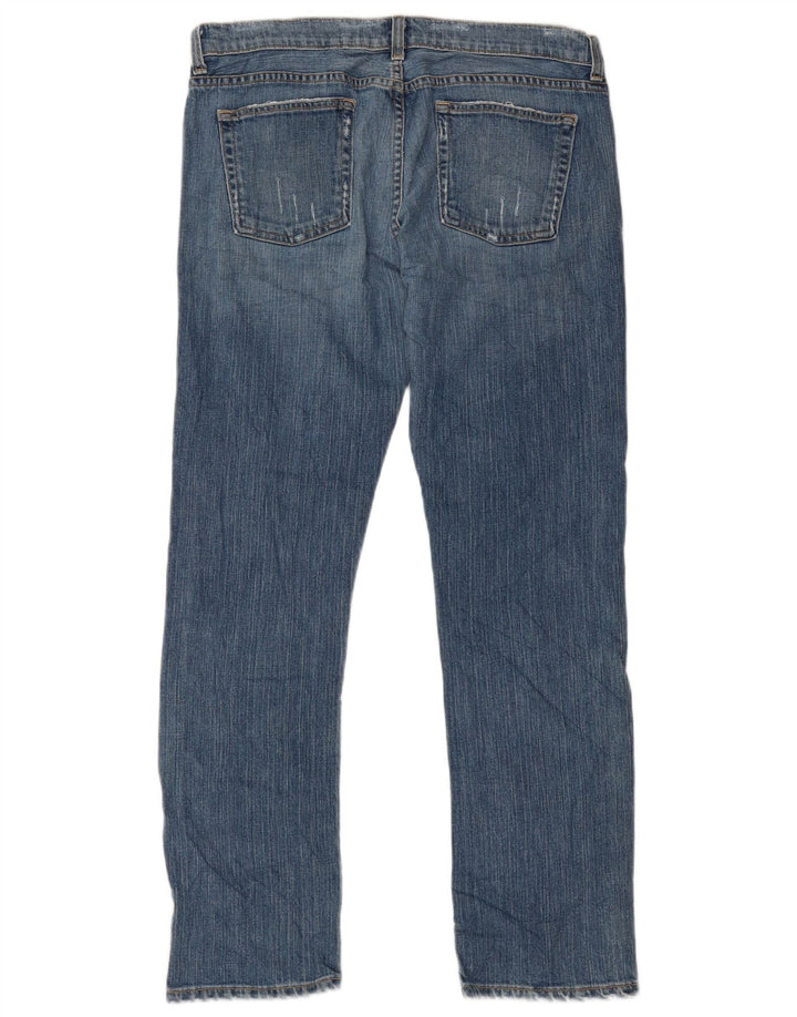 J. CREW Jean droit pour femme US 10 Large W34 L29 Bleu
