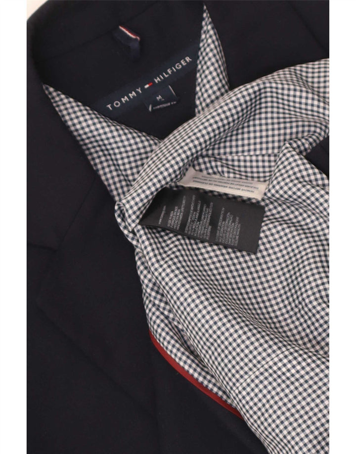 Tommy Hilfiger Veste blazer à 2 boutons pour homme UK 38 Bleu marine moyen Laine