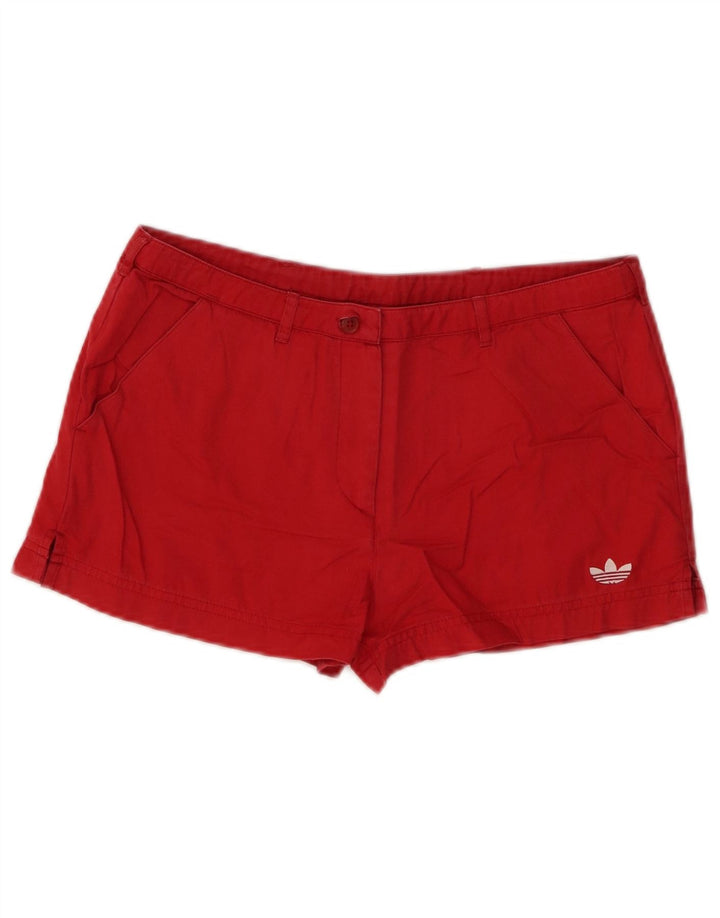 Adidas Pantalon chaud pour femme UK 10 Small W29 Rouge Coton