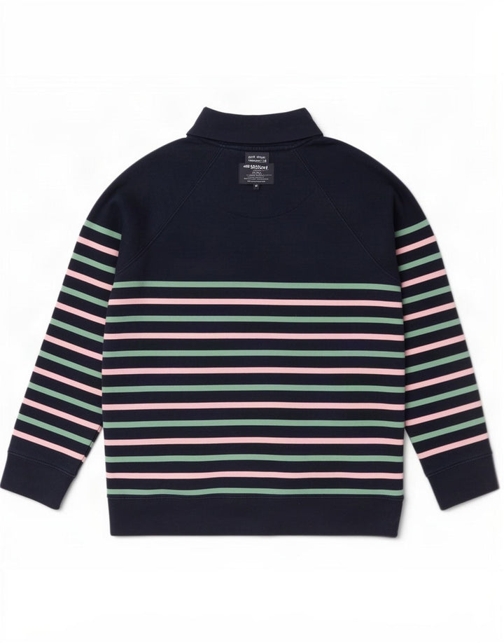 Crew Clothing Sweat-shirt surdimensionné pour femme UK 8 Small Bleu marine