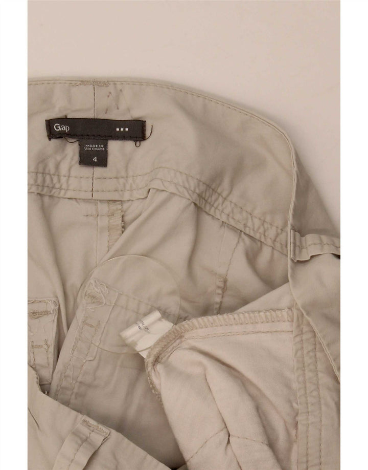 Gap Short Cargo Femme US 4 Petit W32 Coton Beige