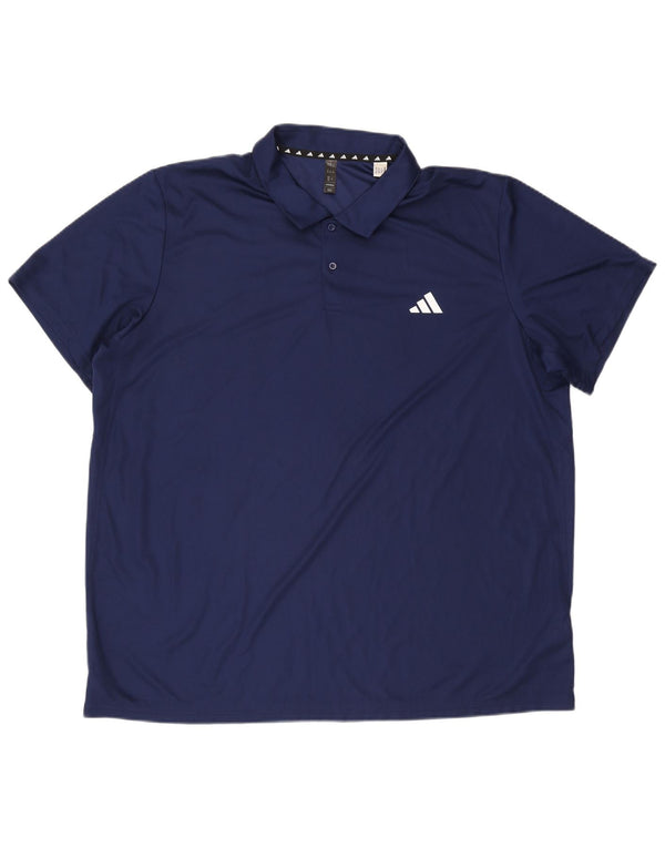 Adidas Homme Aeroready Polo 2XL Bleu Marine Polyester