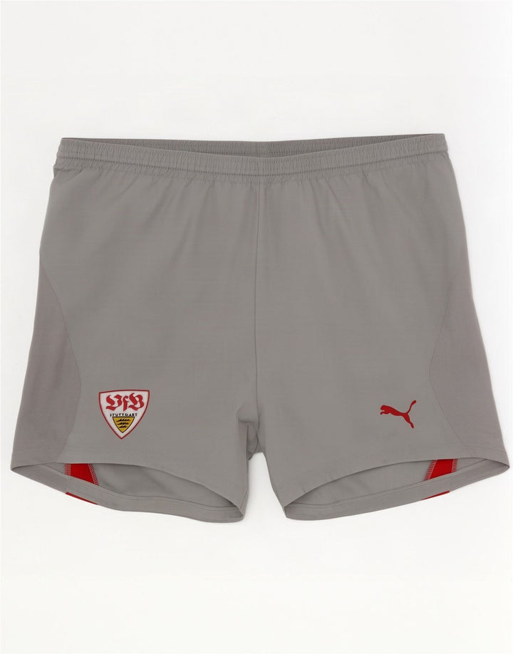 Puma Short de Sport VfB Stuttgart Homme Gris Large