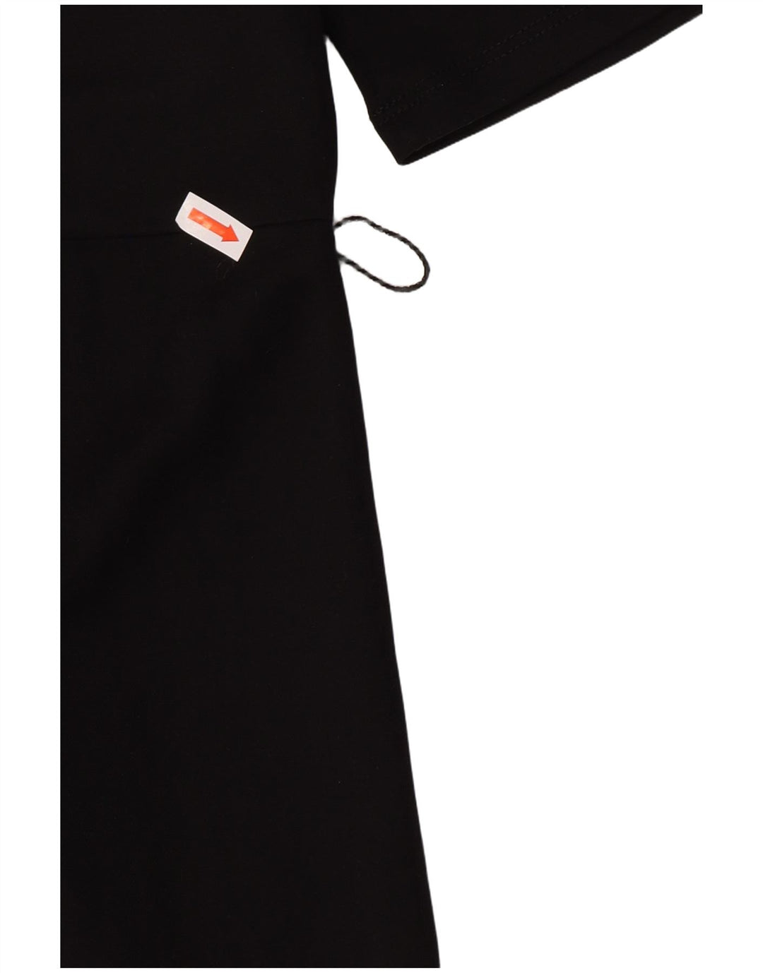 Zara Robe droite pour femme UK 10 Petite Viscose Noire