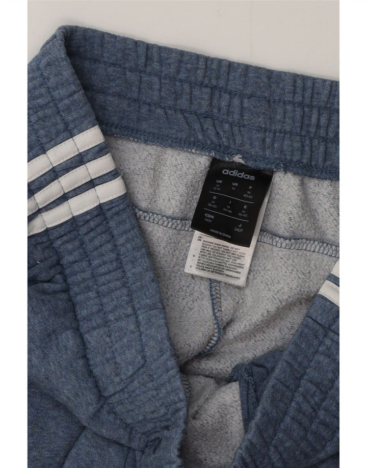 ADIDAS Pantalon de survêtement pour femme Joggers UK 12/14 Bleu moyen Coton