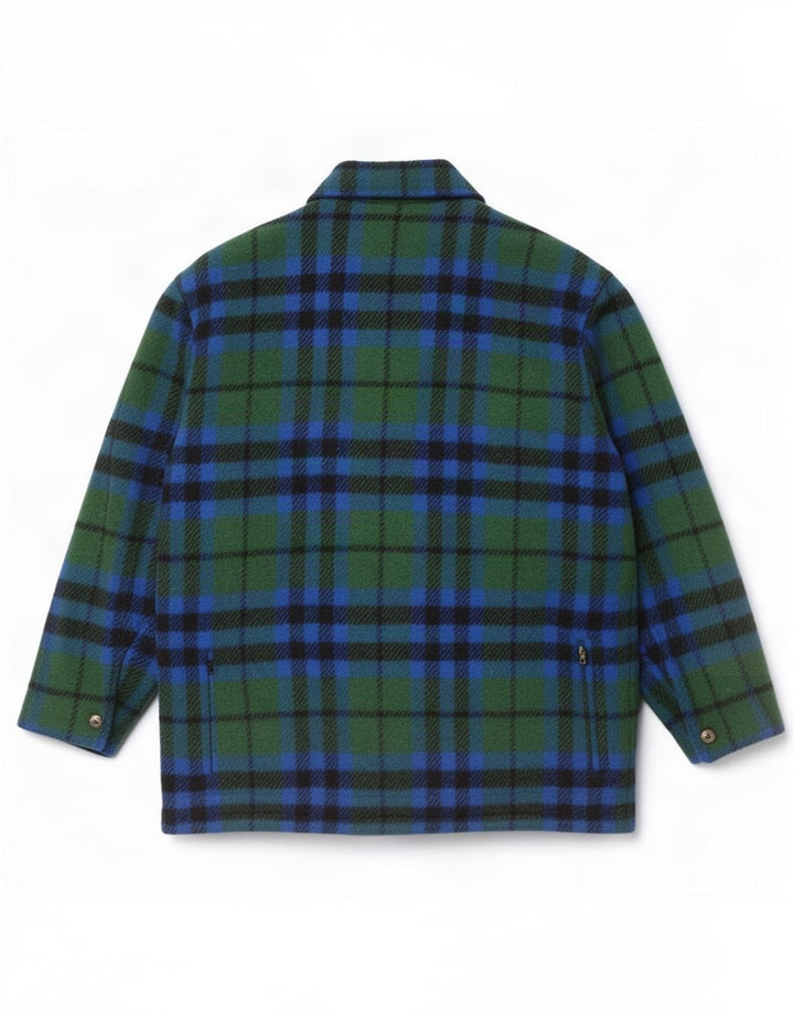Les Copains Veste Utilitaire Homme IT 52 XL Vert Plaid