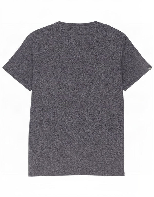 Superdry T-shirt graphique en coton moucheté bleu marine moyen