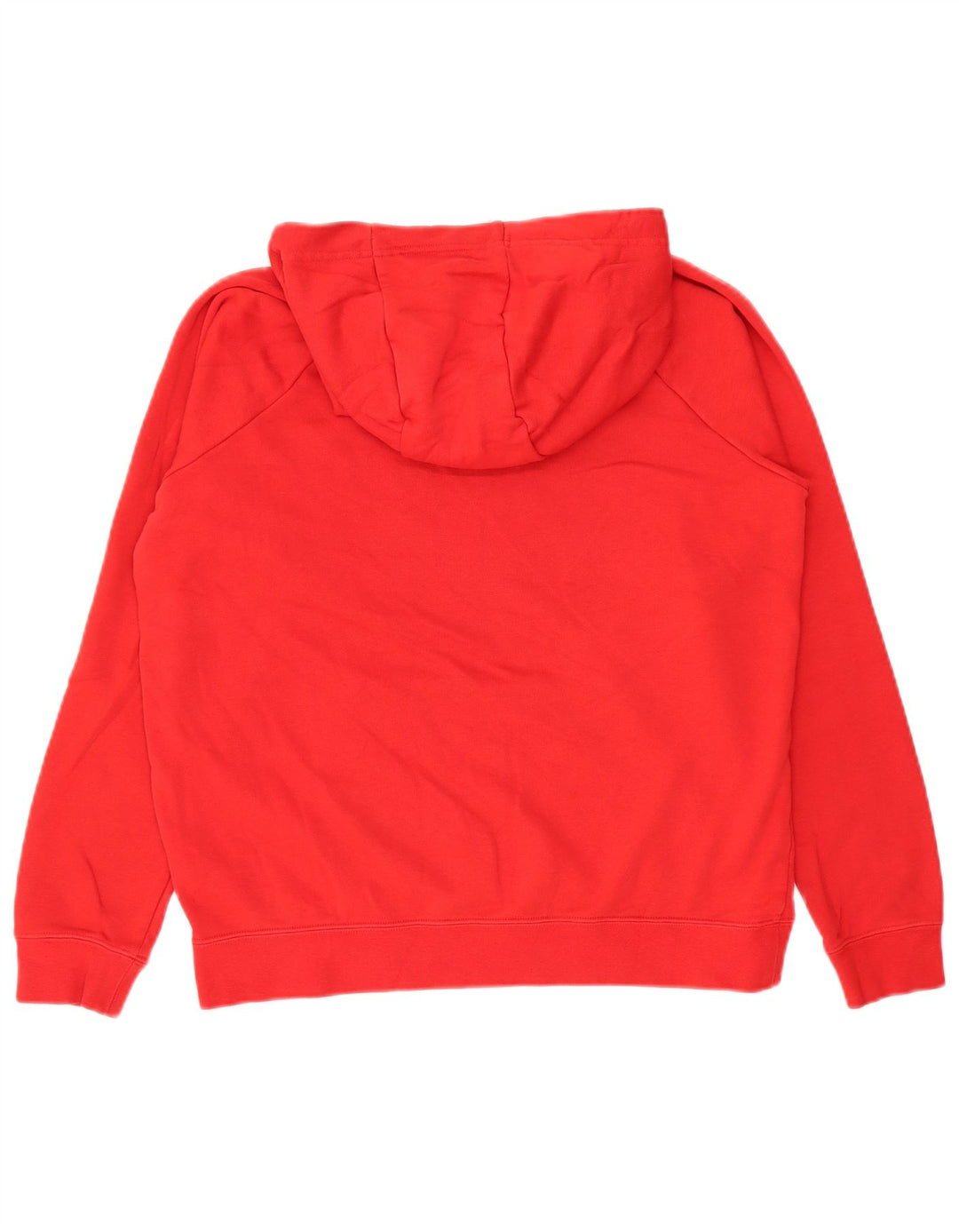 Nike Pull à capuche surdimensionné pour femme UK 14 Rouge moyen Coton