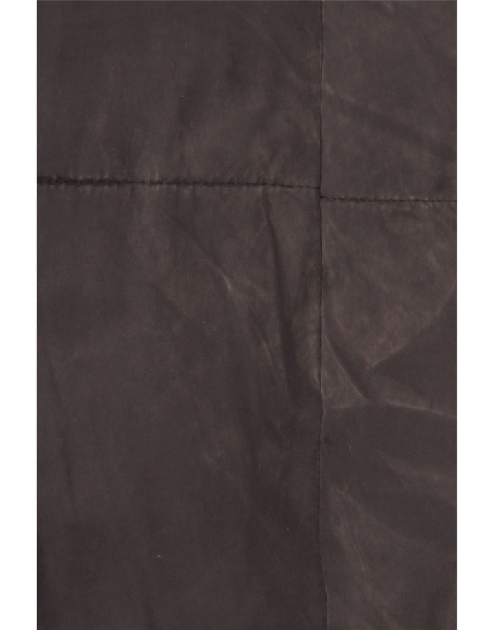 Superdry Manteau matelassé surdimensionné à capuche pour femme UK 10 Small Gris Polyester