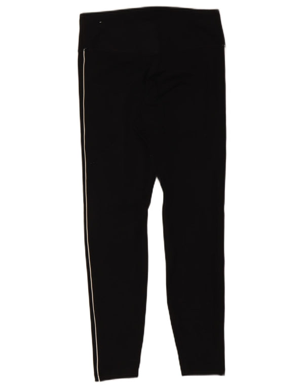 Nike Legging court graphique Dri Fit pour femme UK 12 Noir moyen Polyester