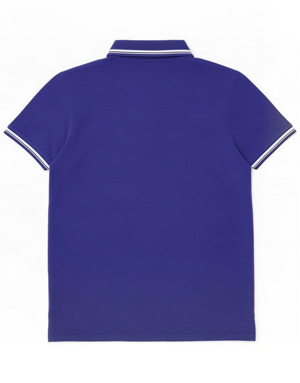 Sergio Tacchini Mens Polo Shirt XL Purple Cotton