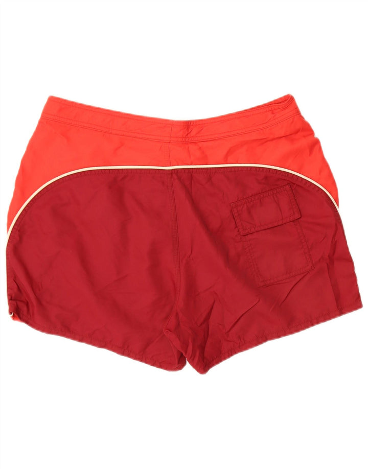 Nike Short de bain en nylon color block rouge moyen pour homme