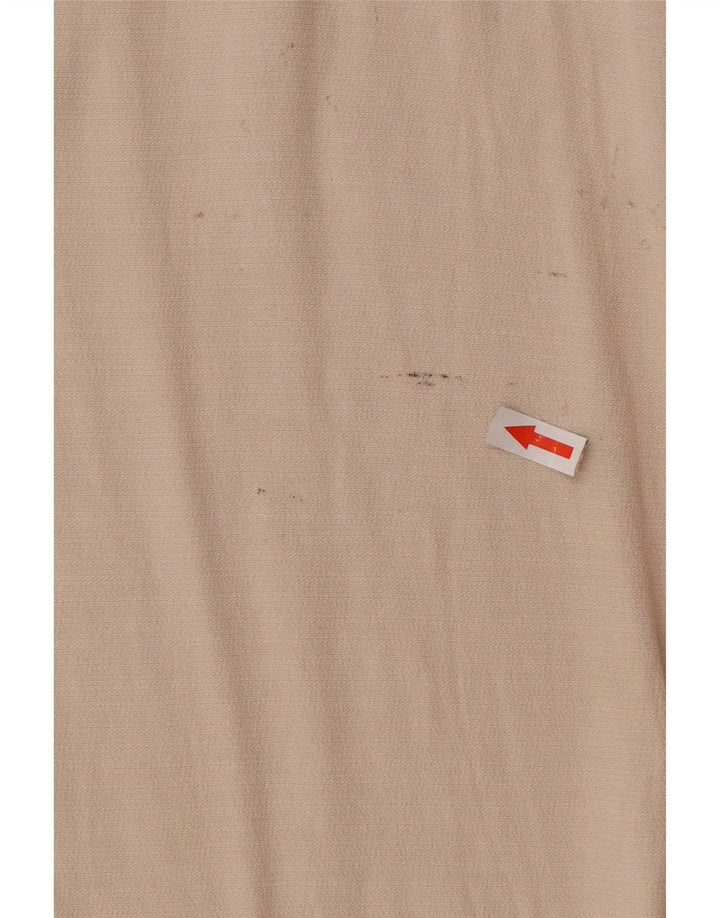 Zara Femme Tunique Oversize UK 10 Petit Beige Polyester