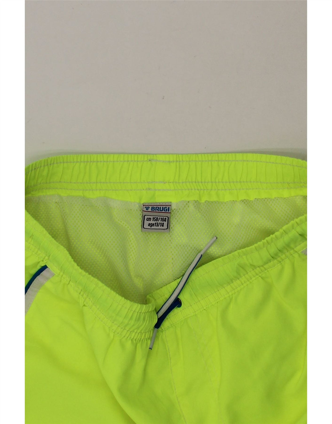 BRUGI Boys Sport Shorts 13-14 Years  Green Polyester Vintage Brugi and Second-Hand Brugi from Messina Hembry 