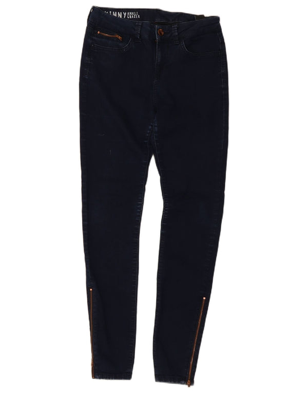 Marks & Spencer Jean skinny pour femme UK 10 Small W26 L28 Bleu marine Coton