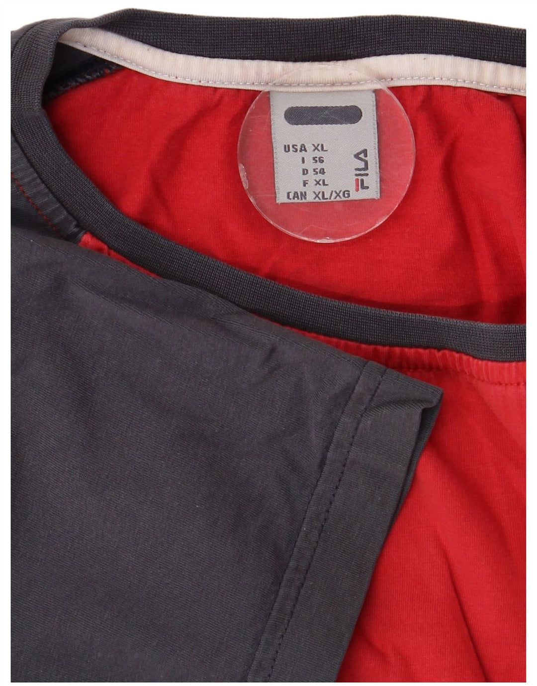 Fila T-Shirt Graphique Homme XL Rouge Colourblock