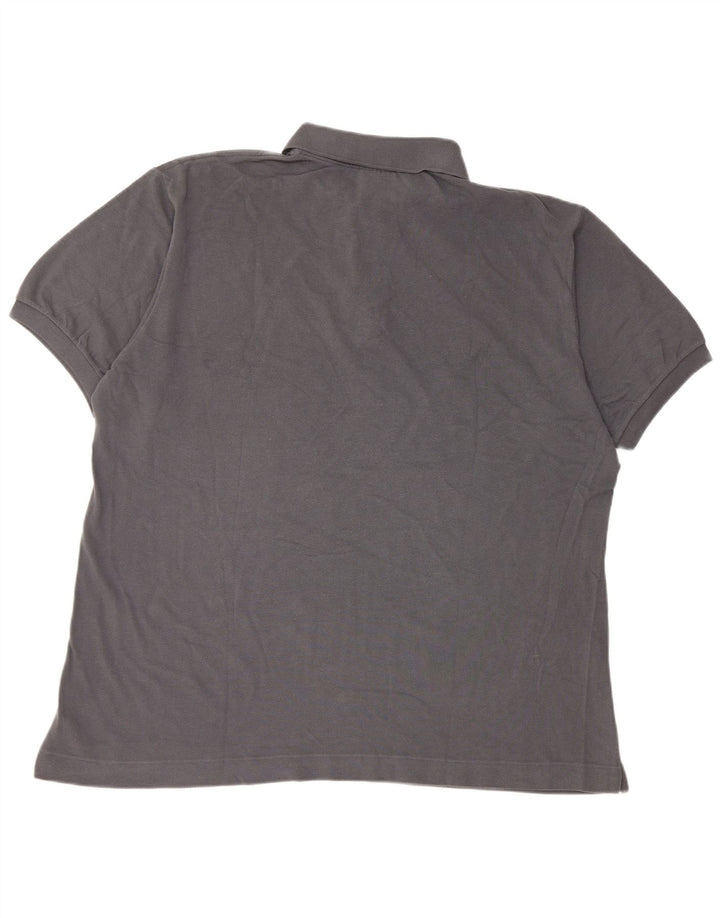 Lacoste Polo Homme Taille 7 2XL Gris Coton