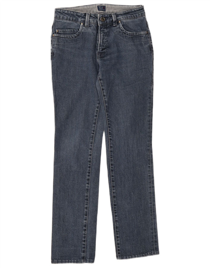 Trussardi Jean Slim W25 L30 Bleu Coton Femme