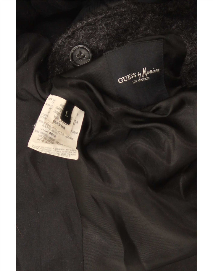 Guess Manteau Homme UK 40 Large Gris Laine
