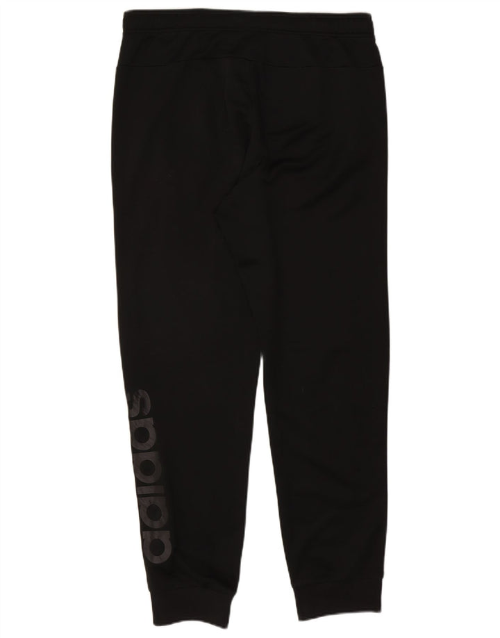 Adidas Pantalon de survêtement graphique pour homme Pantalon de jogging Large Noir Polyester