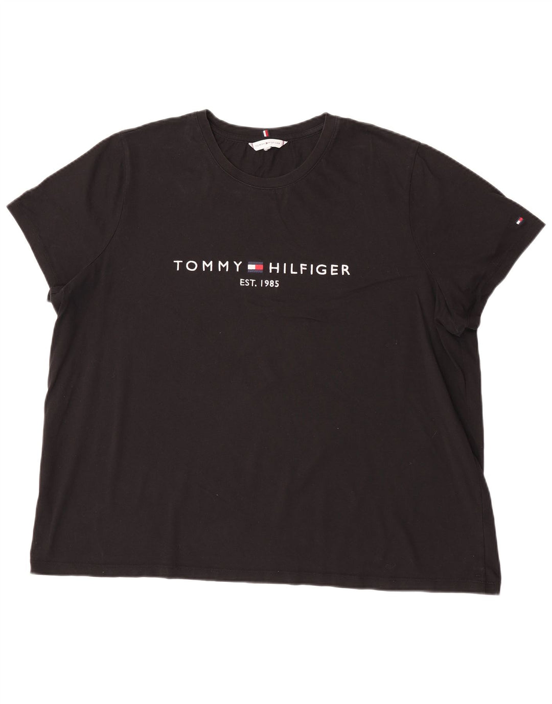 Tommy Hilfiger T-shirt graphique pour homme XL Noir