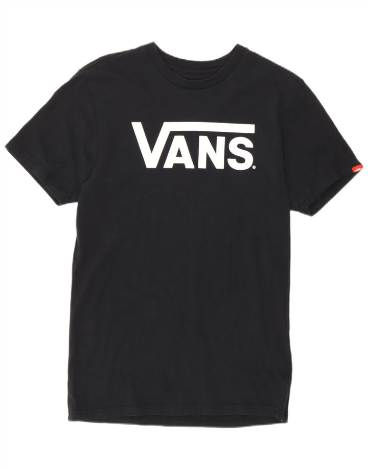 Vans T-shirt graphique classique pour hommes, petit coton noir