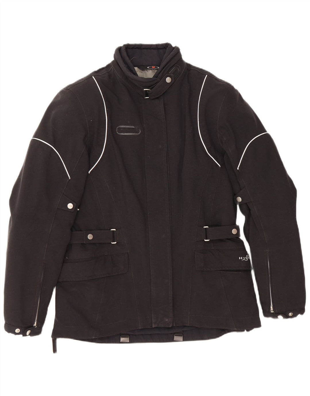 Spidi Womens Motorstyle Racer Jacket UK 14 Moyen Noir Polyester