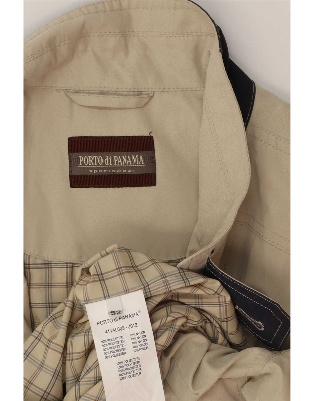 Porto Di Panama Veste Utilitaire Homme IT 52 XL Gris Polyester