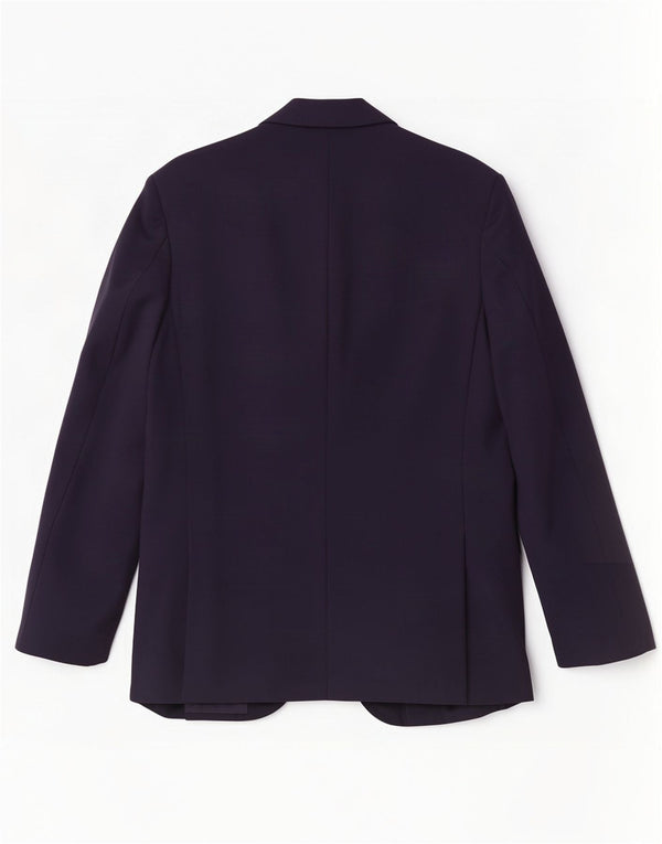 Boggi Veste Blazer 2 Boutons Homme IT 52 XL Bleu Marine Laine Vierge