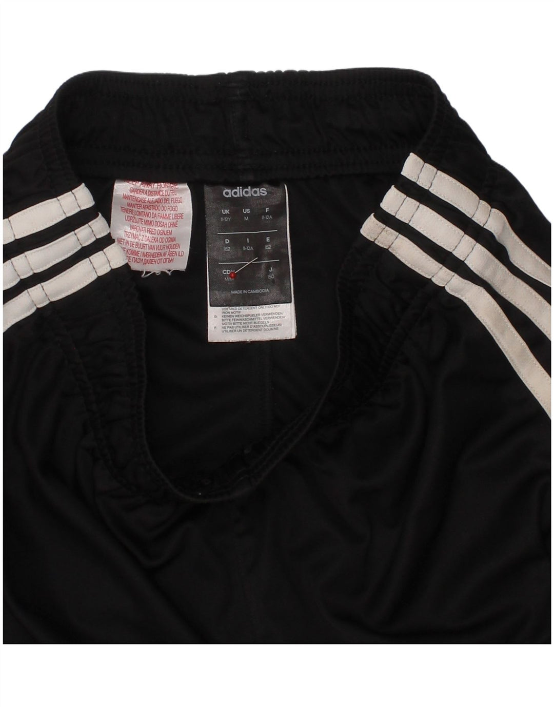 ADIDAS Boys Climalite Sport Shorts 11-12 Years  Black Polyester