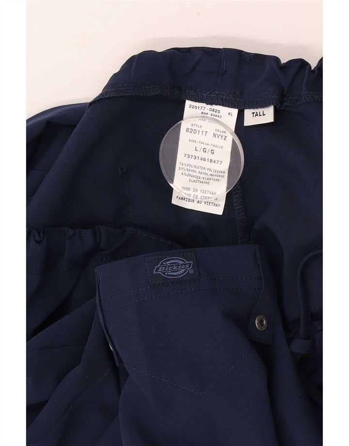Dickies Pantalon Cargo Droit Femme Large W34 L33 Bleu Marine Polyester
