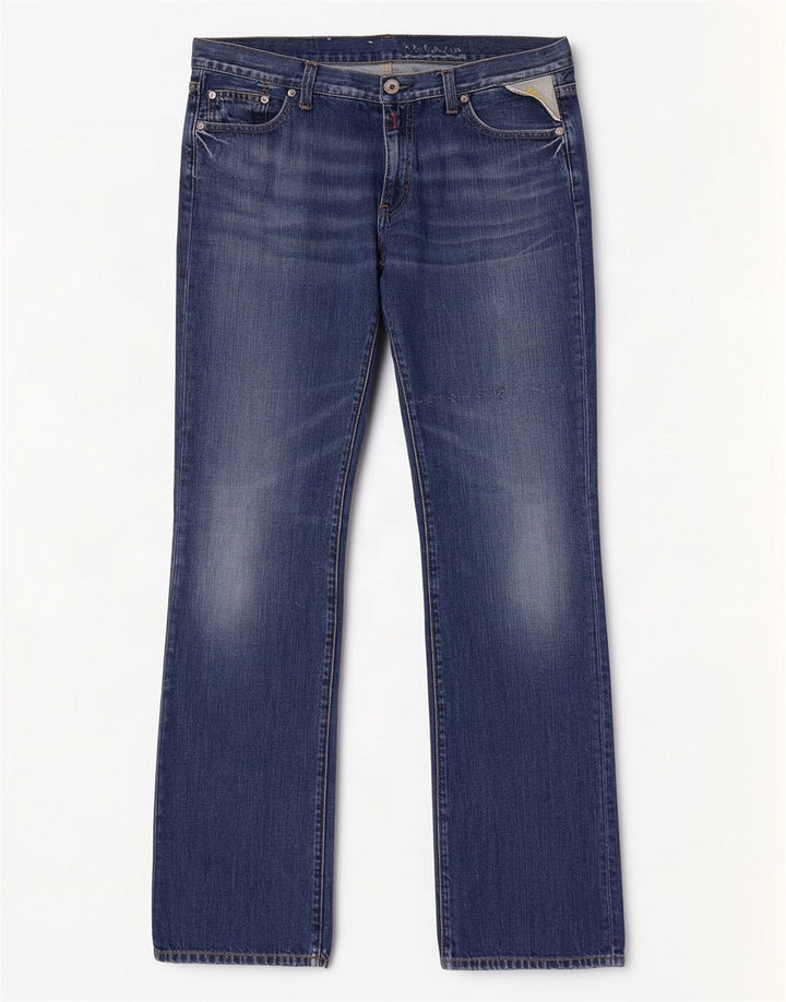 Replay Jean droit femme W32 L34 bleu coton
