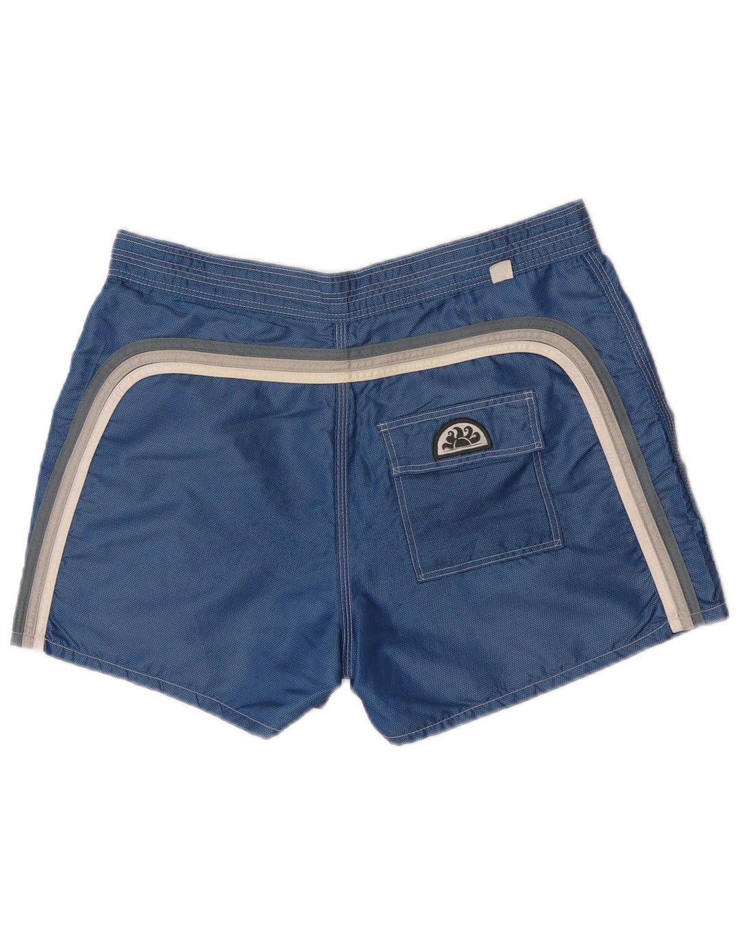 Sundek Short de bain homme grand nylon bleu